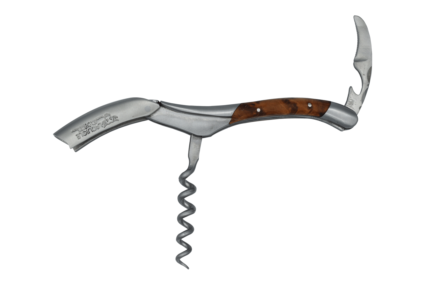 Laguiole en Aubrac Sommelier Waiter's Corkscrew with Thuja Wood Handle - LaguioleEnAubracShop